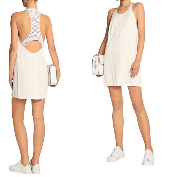 A.L.C Crochet- Paneled Crepe Dress - Picture 10 of 10